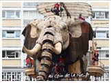 fond d'&eacute;cran l'&eacute;l&eacute;phant Royal de Luxe au Havre