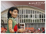 fond d'&eacute;cran la petite g&eacute;ante Royal de Luxe au Havre